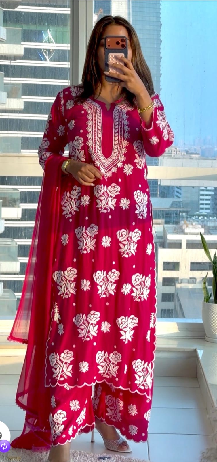 Crepe Silk Ready to Wear 3 piece sets
