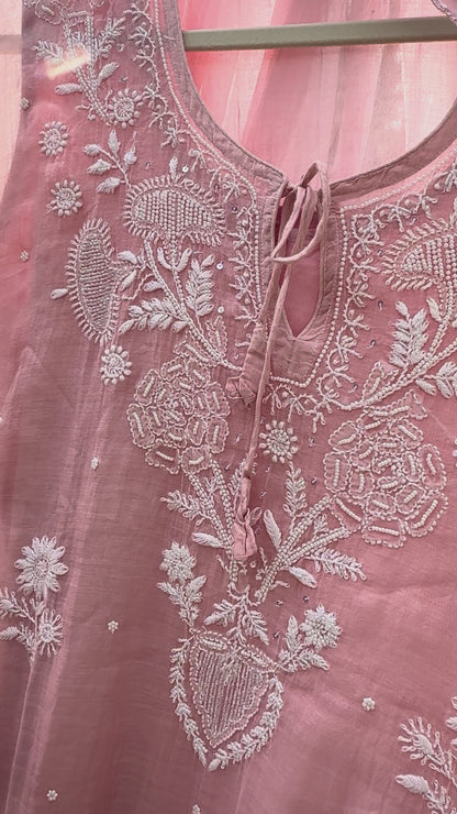 Mul Chanderi Kaftan Sets