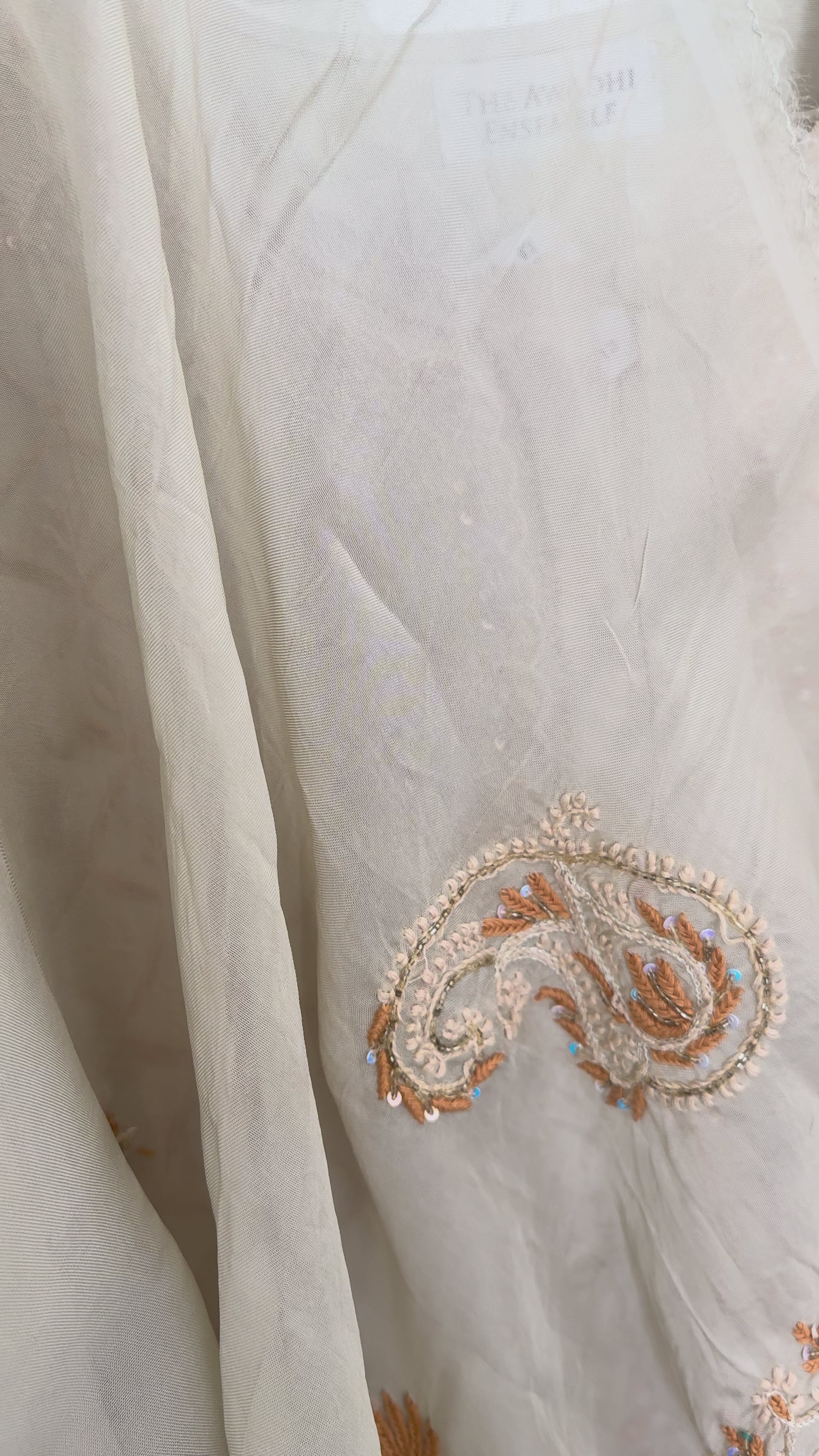 Tissue Silk Anarkali- 3 piece Ready to Wear