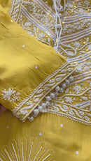 Ghazal: Pure Organza Silk Ready to Wear Set