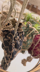 Chikankari Potlis - Black