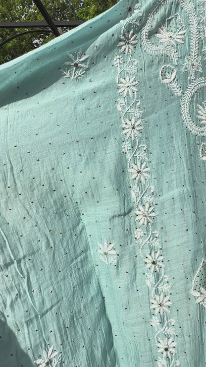 Mul Chanderi Kaftan Sets