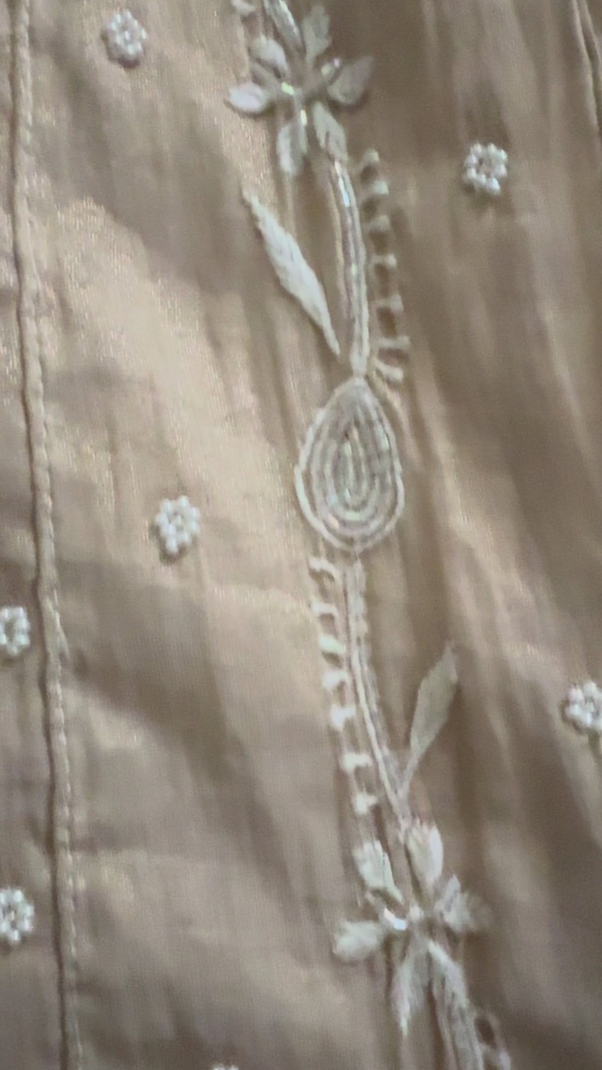 SAHAR: Tissue Silk Anarkali set